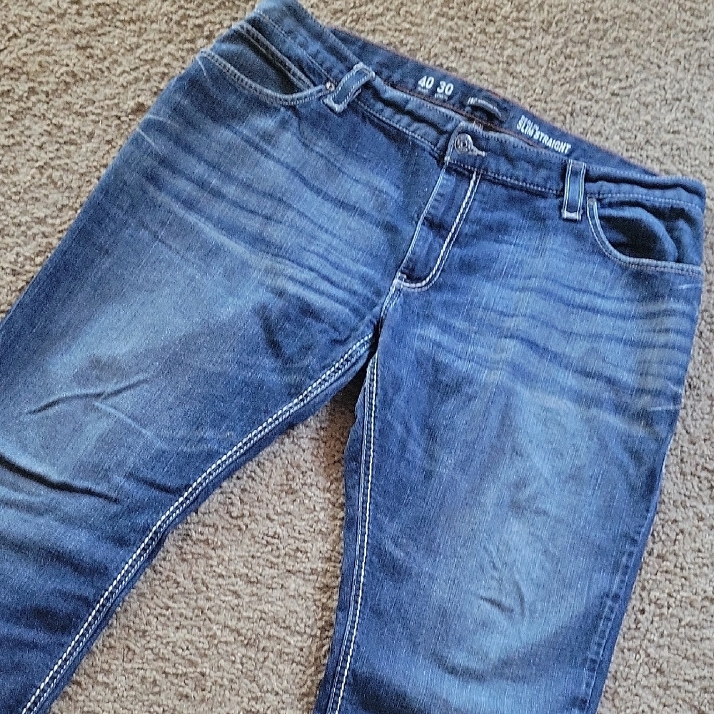 Men's 40x30 Distressed Jeans